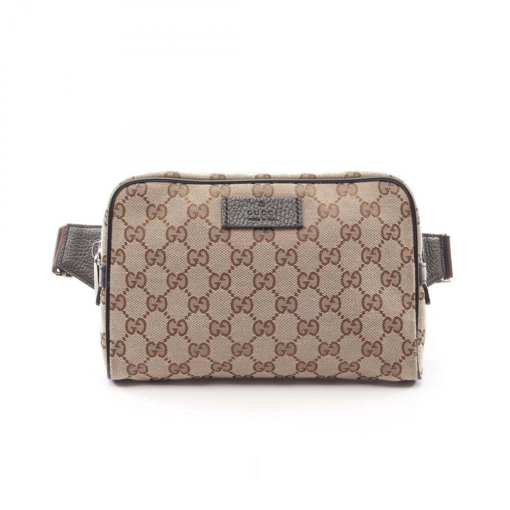 GUCCI Brown Leather Fanny Pack